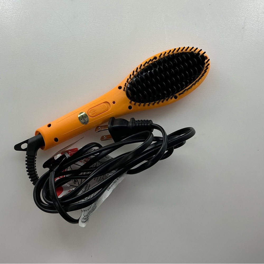 ! NEW! Soleil Mini Orange Travel Hair Straightening Styling Tool Travel Size Set